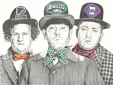 Three Stooges Philly Poster
