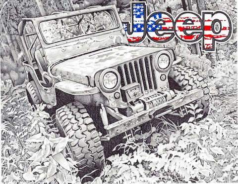 Jeep Logo Poster