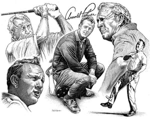 Arnold Palmer Collage Poster