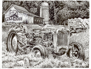 Ford Tractor Poster