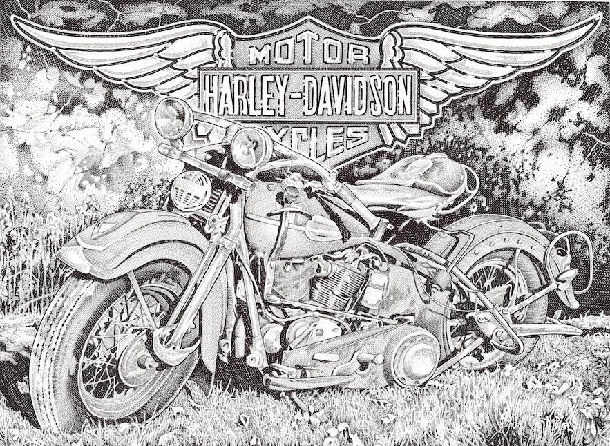 Harley Davidson with Logo