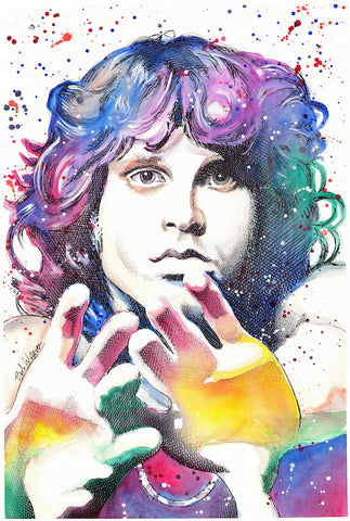 Jim Morrison of The Doors Color