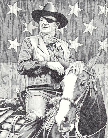 John Wayne - True Grit Poster