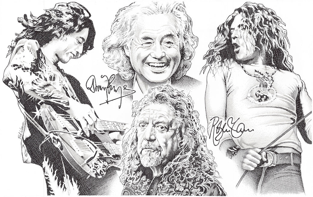 Led Zeppelin Collage