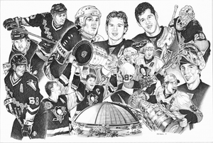 Penguins Civic Arena Stanley Cup Poster
